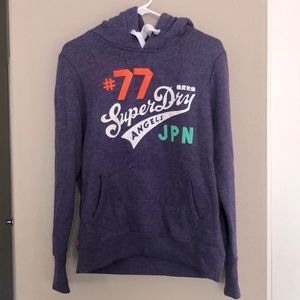 SuperDry Purple Hoodie M